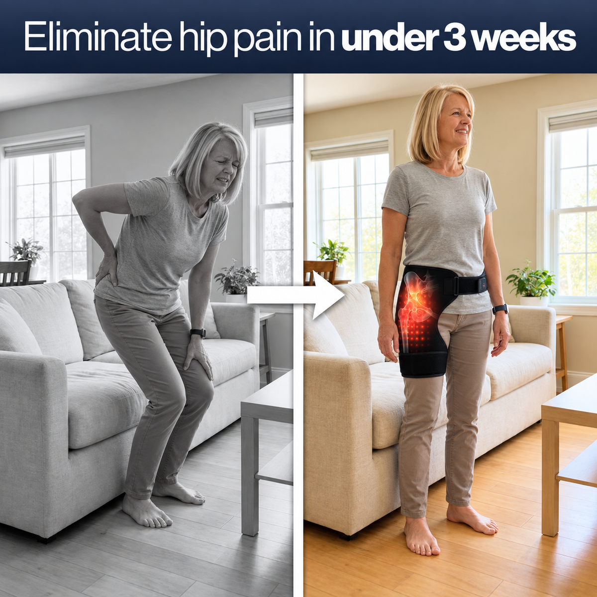 Lanhda 4-in-1 Hip Therapy Belt