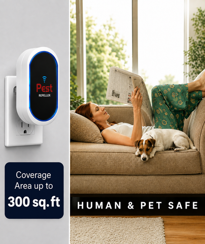 Ultrasonic Pest Repeller — Plug-In Electronic Pest Control (220V)