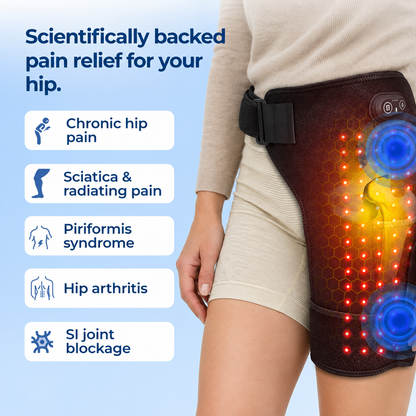 Four therapies, one belt, 15 minutes a day, no appointment.